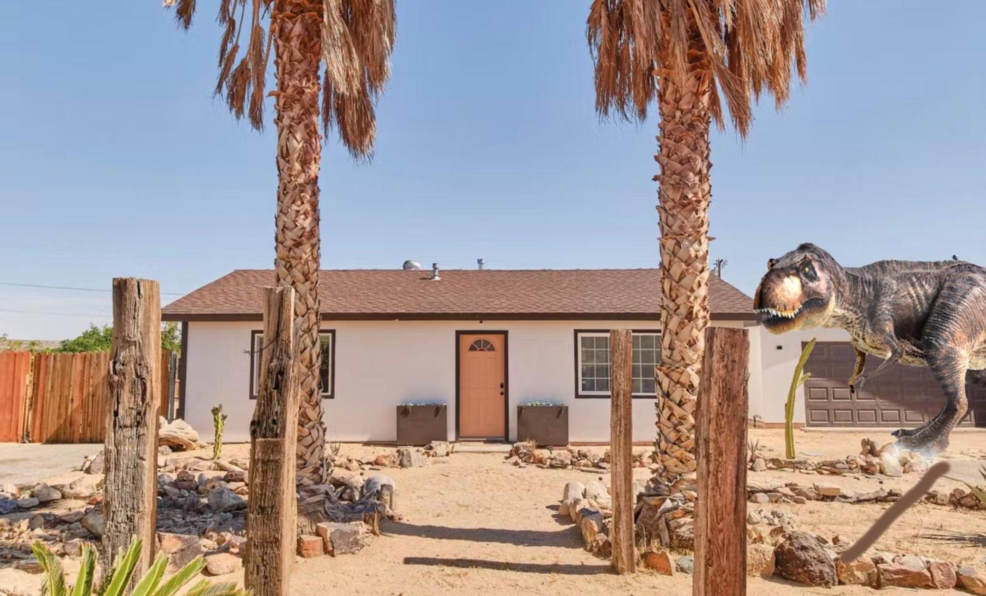 Twin Palms Desert Getaway - Jacuzzi, Fire Pit, Meditation Room & More Джошуа-Три Экстерьер фото